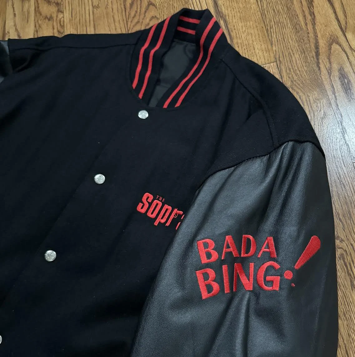 Vintage JH Design Jeff Hamilton HBO Sopranos Bada Bing Reversible
